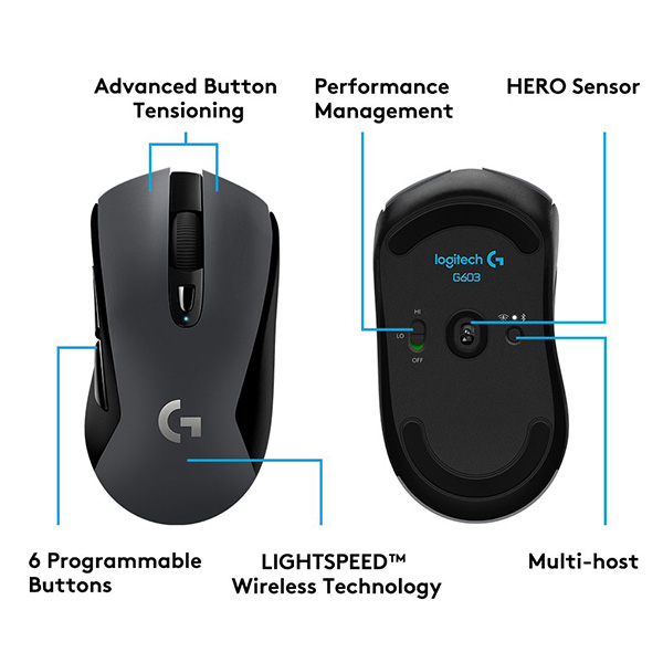 g903 lightspeed gaming mouse test