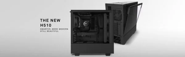 NZXT H510 Compact Mid-Tower ATX Computer Cabinet/Gaming Case - Image 6
