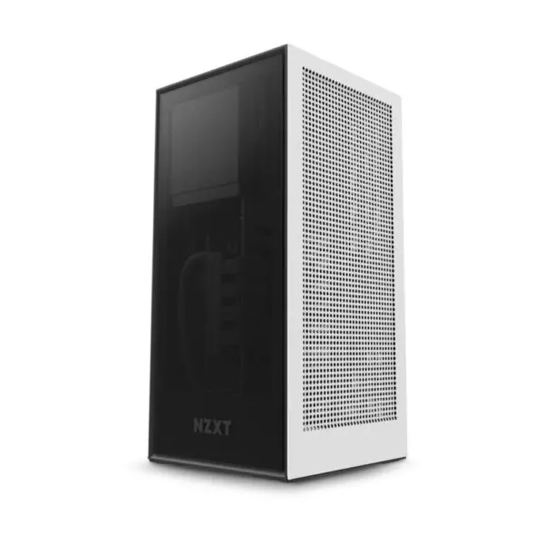 NZXT H1 Computer Case I Gaming Cabinet - White/Black - Image 2