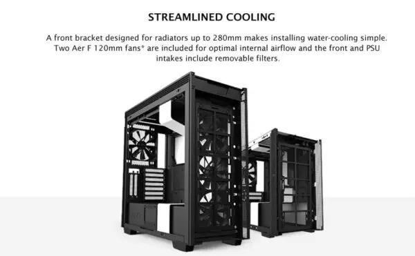 NZXT H510 Compact Mid-Tower ATX Computer Cabinet/Gaming Case - Image 5