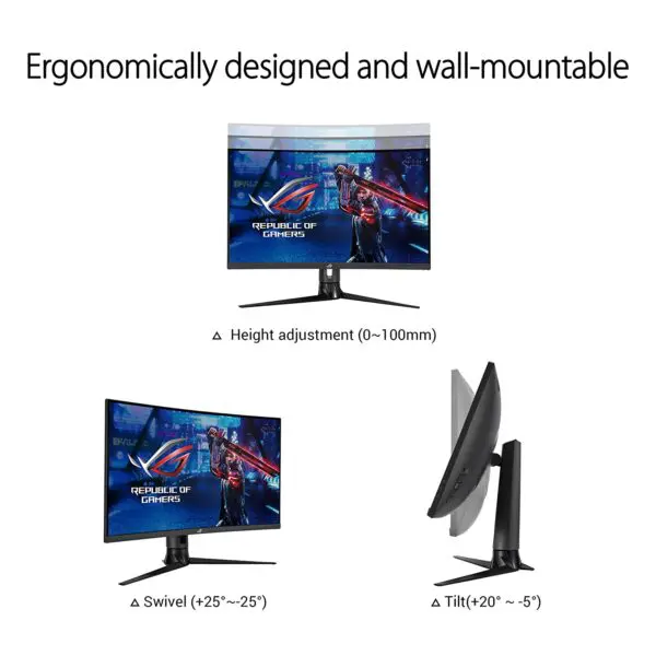 ASUS ROG Strix XG32VC Gaming Monitor - Image 5