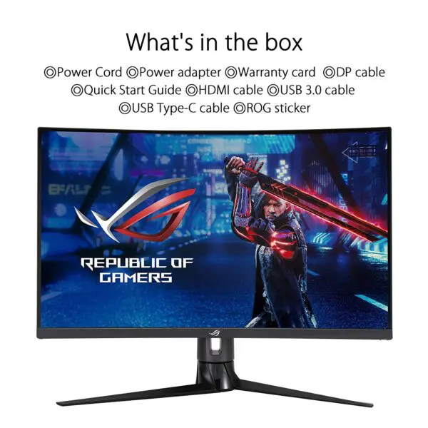 ASUS ROG Strix XG32VC Gaming Monitor - Image 7