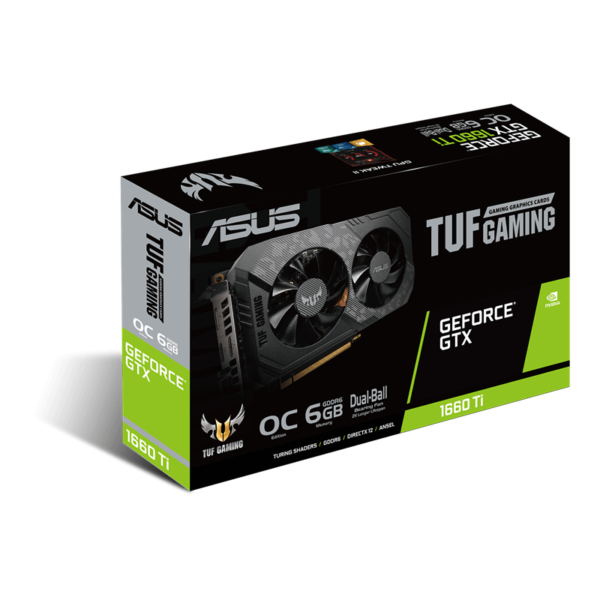 ASUS TUF Gaming GeForce GTX 1660 Ti OC 6GB GDDR6 (Non LHR)