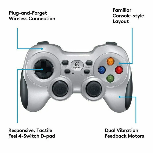 Logitech F710 Wireless Gamepad - Image 4