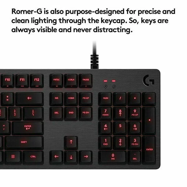 Logitech G413 BACKLIT MECHANICAL GAMING KEYBOARD - Image 3