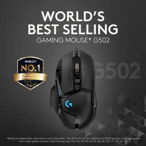 Logitech G502 Hero High Performance Gaming Mouse - Image 2