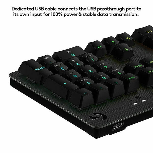 Logitech G 512 RGB Backlit Mechanical Gaming Keyboard with GX Blue Clicky Key Switches (Carbon) - Image 4
