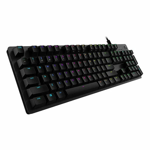 Logitech G 512 RGB Backlit Mechanical Gaming Keyboard with GX Blue Clicky Key Switches (Carbon)
