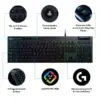 G813 HARPY CORDED USB CLICKY SWITCH KEYBOARD - Image 2