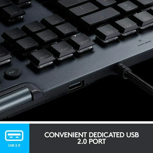 G813 HARPY CORDED USB CLICKY SWITCH KEYBOARD - Image 5