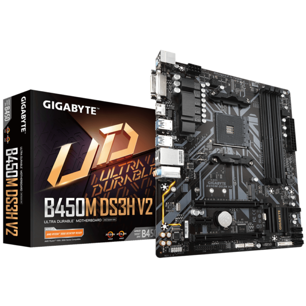 Gigabyte B450M DS3H V2 (rev. 1.1) Motherboard