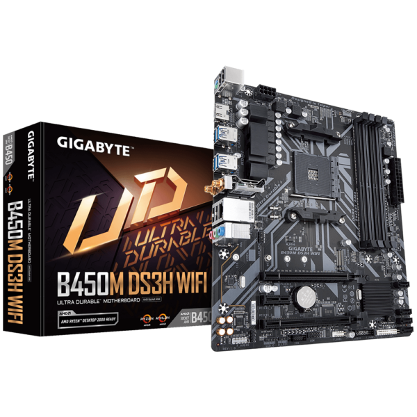 GIGYBYTE B450M DS3H WIFI (rev. 1.x) MOTHERBOARD