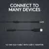 Logitech G333 Wired Gaming Earphones - Image 3