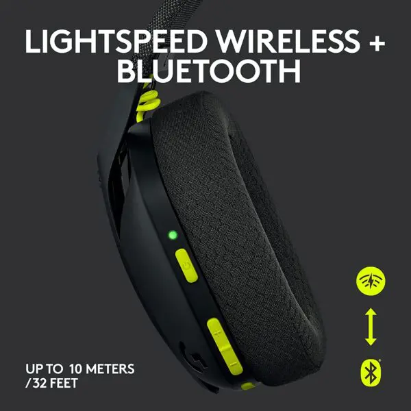 Logitech G435 LIGHTSPEED WIRELESS GAMING HEADSET - Image 2