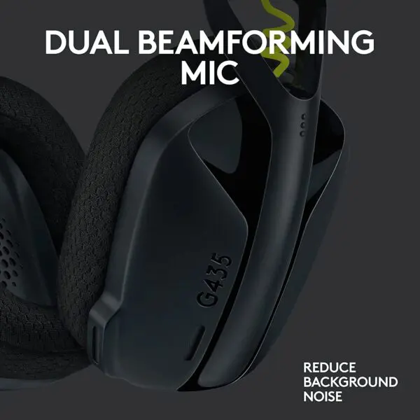 Logitech G435 LIGHTSPEED WIRELESS GAMING HEADSET - Image 7
