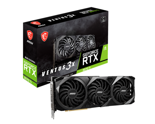 MSI NVIDIA GeForce RTX 3070 Ti VENTUS 3X OC 8GB GDDR6X  Graphics Card