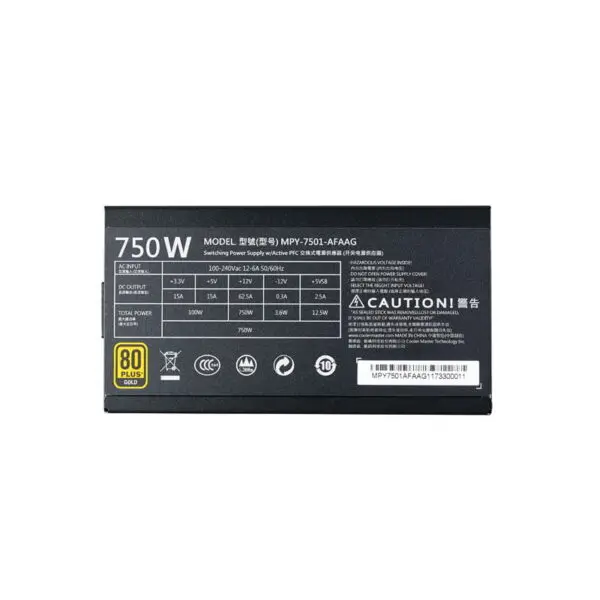 Cooler Master MWE 750 Gold V2 Full Modular Power Supply - Image 9