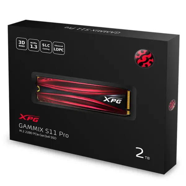 XPG GAMMIX S11 PRO PCIE GEN3X4 M.2 2280 SOLID STATE DRIVE