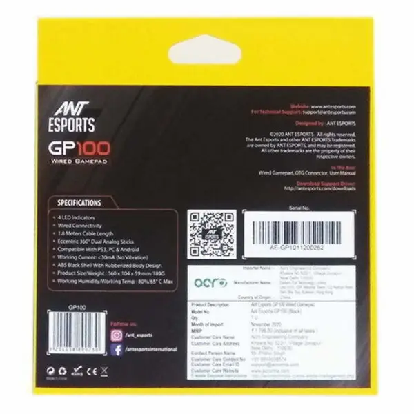 Ant Esports GP100 Gamepad - Image 3