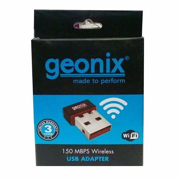 GEONIX USB Wi-Fi Adapter | Speed Upto150Mbps