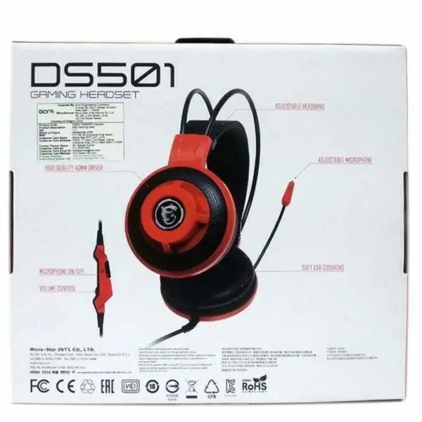 MSI DS501 Gaming Headset - Image 7