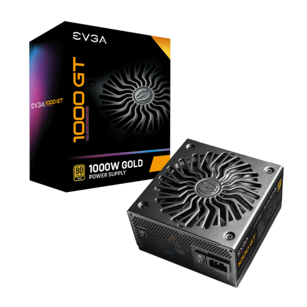 EVGA SuperNOVA 1000 GT, 80 Plus Gold 1000W, Fully Modular, Eco Mode with FDB Fan, 10 Year Warranty