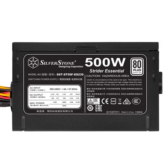 SilverStone ST50F ES230 500W SMPS - Image 5
