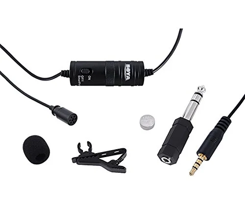 Boya BYM1 Microphone with 20ft Audio Cable (Black) - Image 2