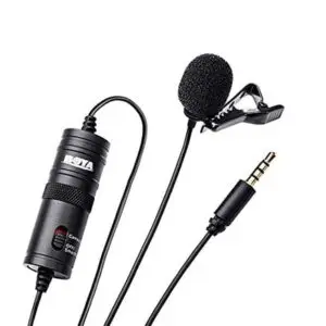 Boya BYM1 Microphone with 20ft Audio Cable (Black)