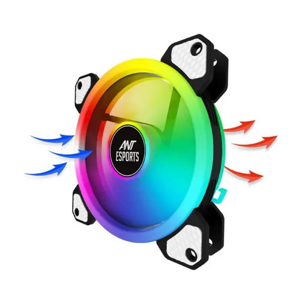 Ant Esports Superflow 120 ARGB Case Fan Kit - Image 3