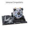 Ant Esports ICE-C612 With RGB LED PWM CPU Cooler - Image 2