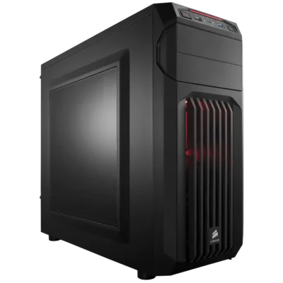 Carbide Series SPEC-01 Red LED Mid-Tower Gaming Case