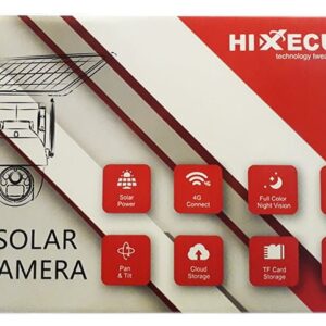 Hi-Xecure 4G 4MP Solar Camera HX-SD40L3-4G-SLR