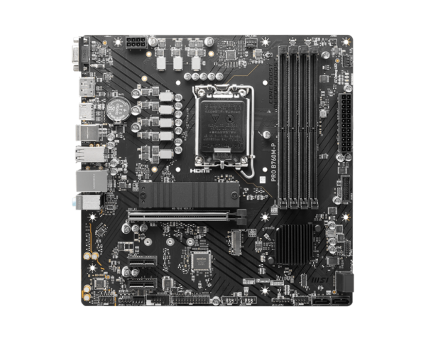 MSI Pro B760M-P DDR5 Intel Motherboard - Image 2