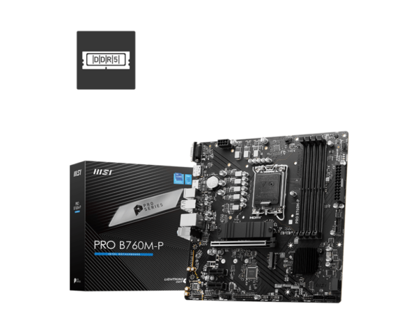 MSI Pro B760M-P DDR5 Intel Motherboard-img