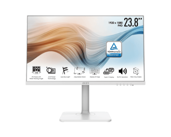 msi modern md241pw 75hrz ips panel gaming monitor
