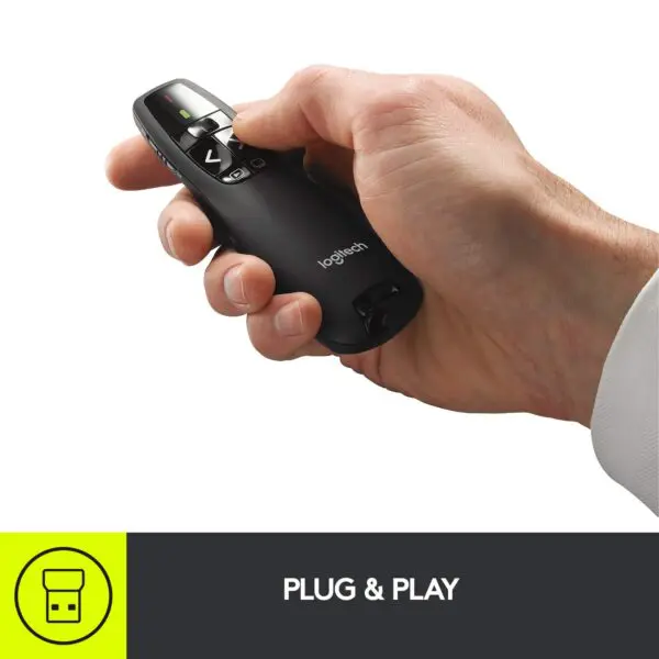 Logitech Wireless Presenter R400 (Black) - Image 2