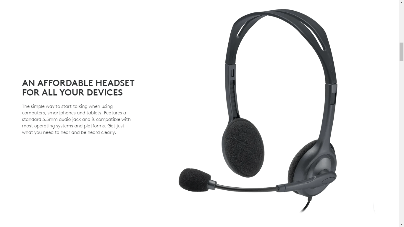 Logitech H111 Stereo Headset