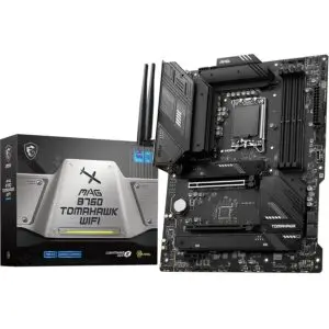 MSI MAG B760 Tomahawk WiFi ATX Motherboard | Supports 12th/13th Gen Intel Core Processor | 2 x PCIe 4.0 x16 | DDR5, 192GB Memory Capacity 7000+MHz/OC | 4X EZ Debug LED | RGB Mystic Light | Wi-Fi 6E