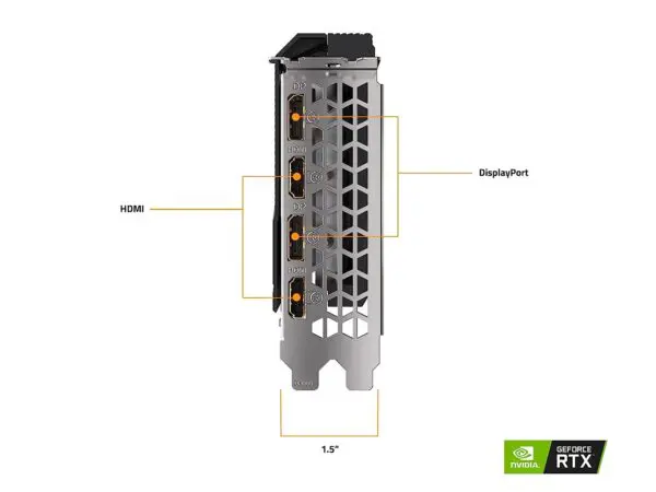 GIGABYTE NVIDIA GeForce RTX 3060 WINDFORCE OC 12GB - Image 3