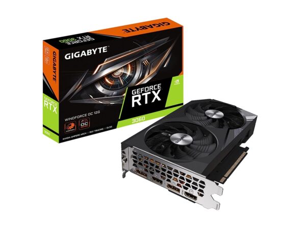 GIGABYTE NVIDIA GeForce RTX 3060 WINDFORCE OC 12GB