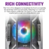 Cooler Master HAF 700 ARGB (E-ATX) Full Tower Cabinet (Titanium Grey) - Image 4