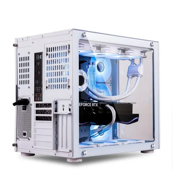 Ant Esports Crystal White ARGB Gaming Cabinet - Image 7