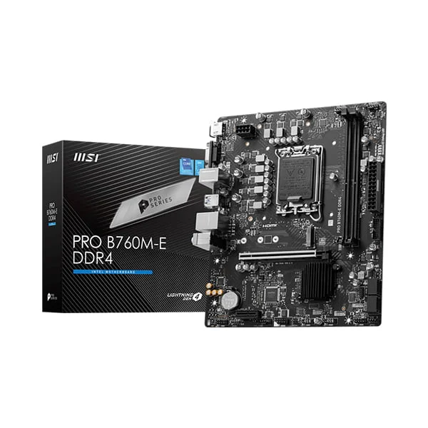 MSI Pro B760M-E DDR4 Intel Motherboard