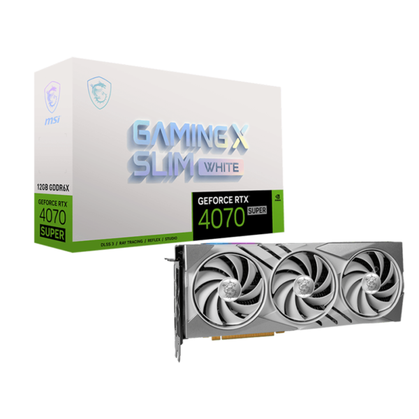 MSI GeForce RTX 4070 Super 12G Gaming X Slim white