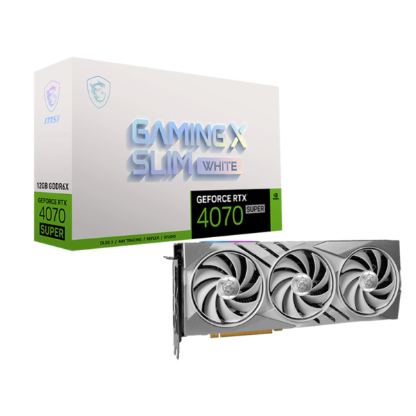 MSI GeForce RTX 4070 Super 12G Gaming X Slim white