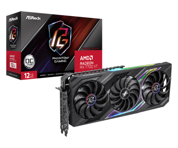 AMD Radeon™ RX 7700 XT Phantom Gaming 12GB OC