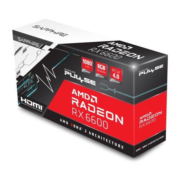 Sapphire Pulse AMD Radeon RX 6600 8GB Graphic Card
