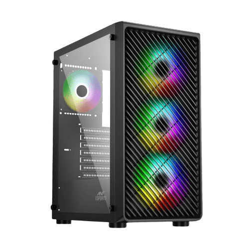 Ant Esports 211 Air ARGB Gaming Cabinet Black