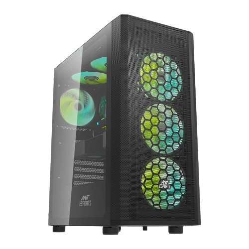 Ant Esports 250 Air Black Gaming Cabinet